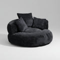 COOLMORE lazy sofa bean bag chair with high back and pillow